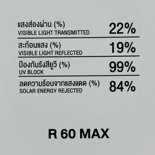 ค่ากันความร้อน Hikool R60
