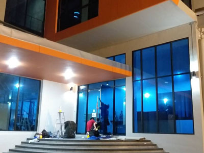 ตัวอย่างติดฟิล์มสำนักงาน Hikool BL15 1