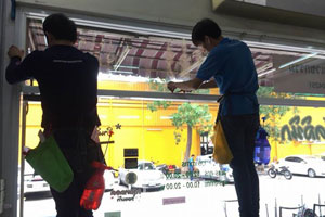 ตัวอย่างติดฟิล์มร้านค้า8