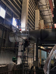 ติดฟิล์มอาคารบนที่สูง