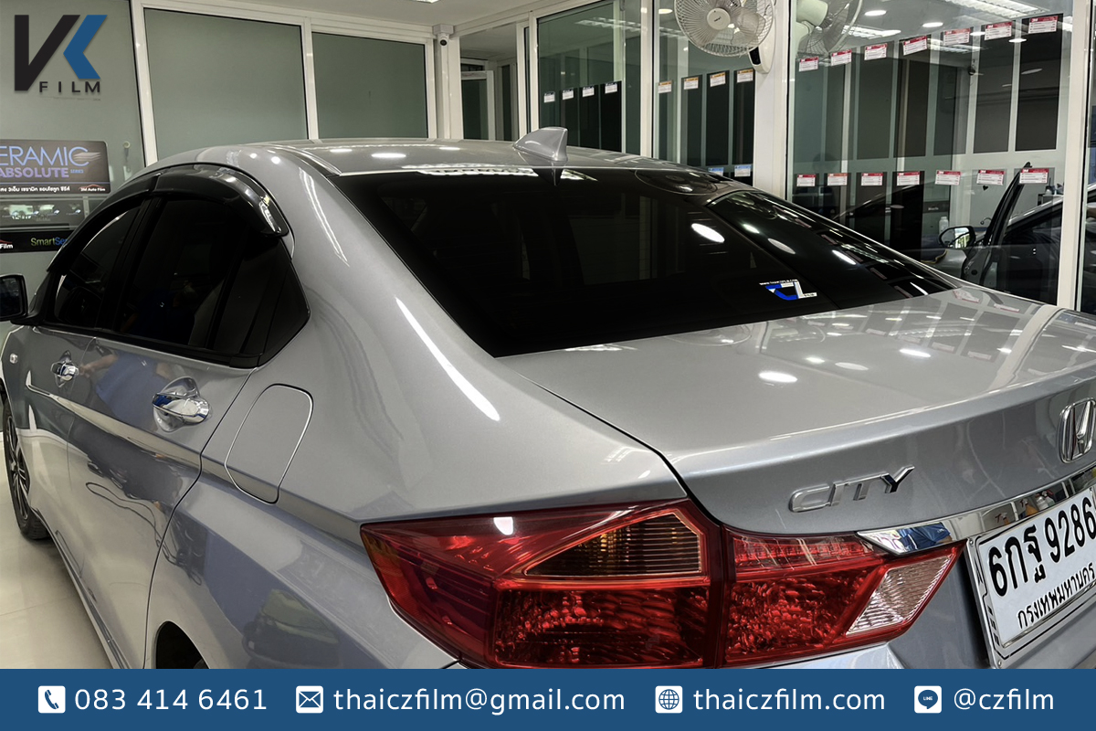 ติดฟิล์มรถยนต์ราคาถูกเข้ม 60 รอบคัน 80
