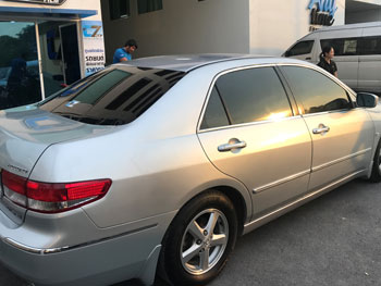 ตัวอย่างติดฟิล์มเอ็กซ์ตร้าโคลด้านขวา