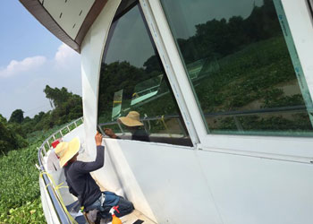 ตัวอย่างติดฟิล์มเรือ1