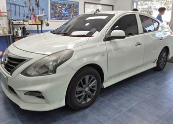 ผลงานติดฟิล์มรถยนต์ความเข้ม 40% 6