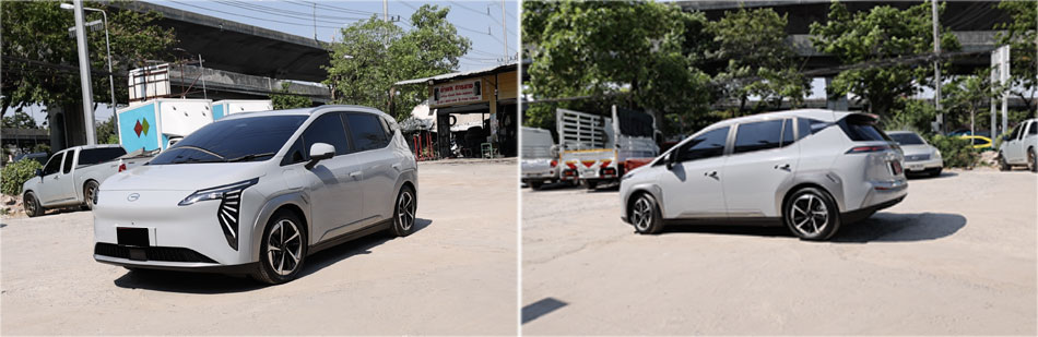 ตัวอย่างการติดฟิล์มรถยนต์ด้วยฟิล์มเซรามิค